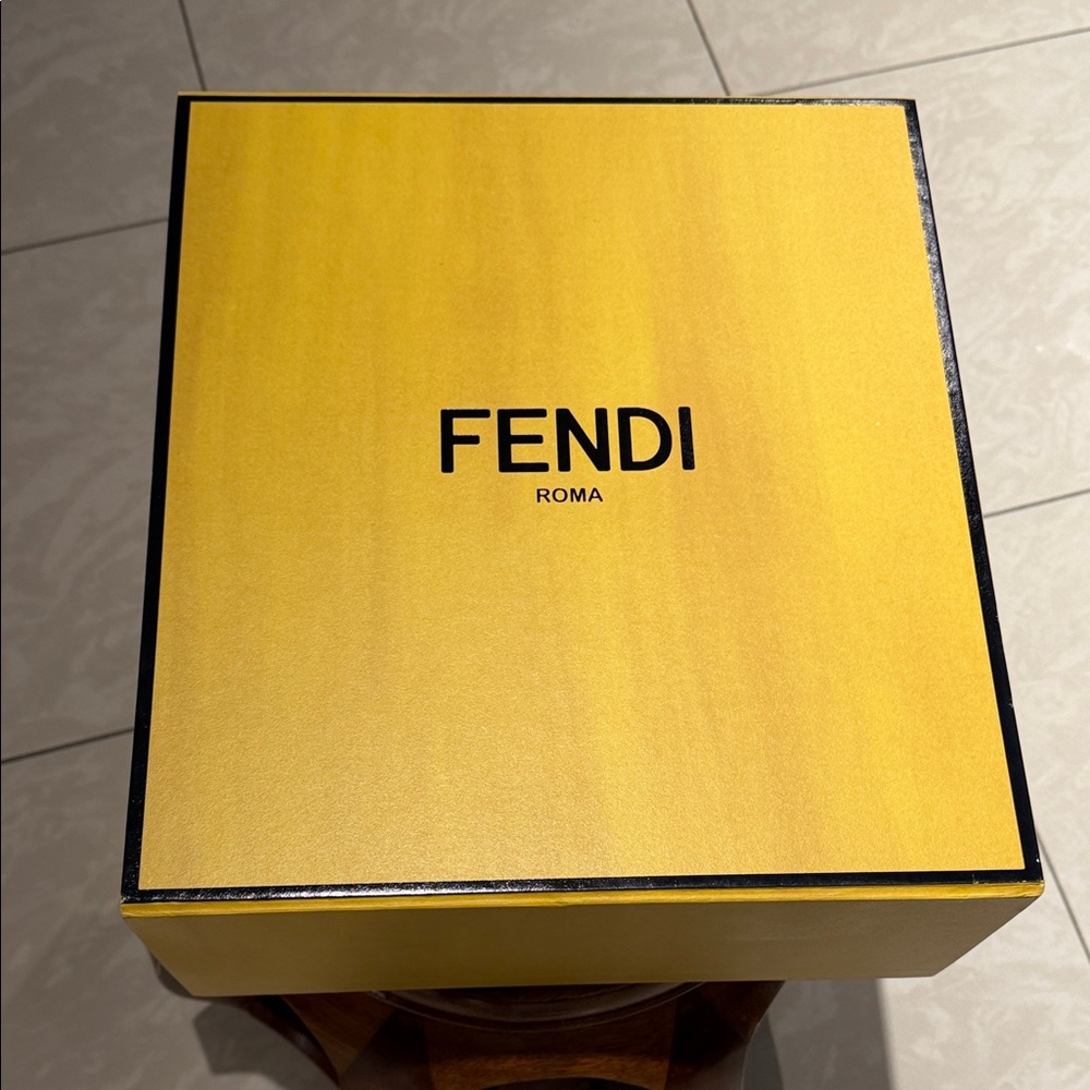 New! Authentic Fendi C Mon Medium Jacquard